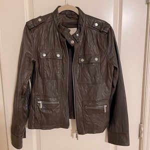 Genuine MK Leather Jacket